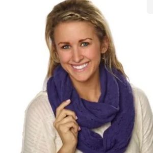 Anthony  original  Scarf Deep Purple Circle Infinity loop guc